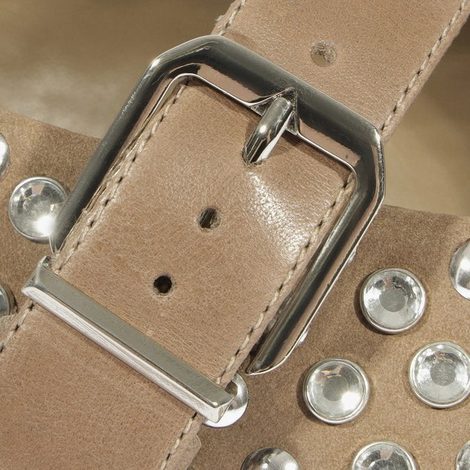 Sapatilha Schutz Bico Fino com Bolinhas Prata – LaShoes